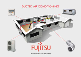 fujitsu ducted air conditioning