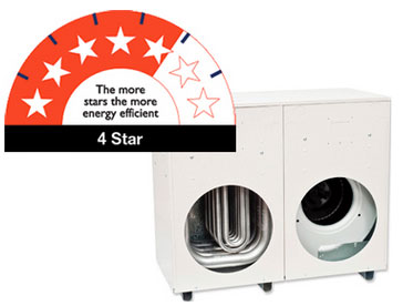 TH 4 star ducted gas heating product from Braemar