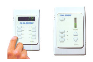 coolbreeze remote control for evaporative cooler