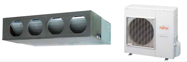 Fujitsu ARTG24LMLC/AOTG24LATC slimline heating & Cooling air conditioning system