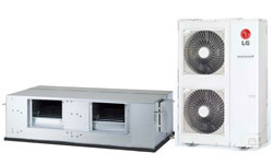 image of LG's indoor and external Premium Static Duct three phase with the model number B62AWYN9L6/B62AWYU7L6