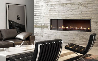DX series of gas log fires from escea