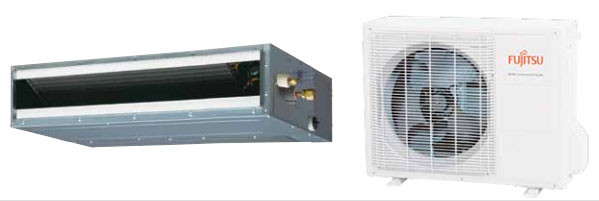 Fujitsu ARTG18LLTA/AOTG18LACC bulkhead heating & Cooling air conditioning system