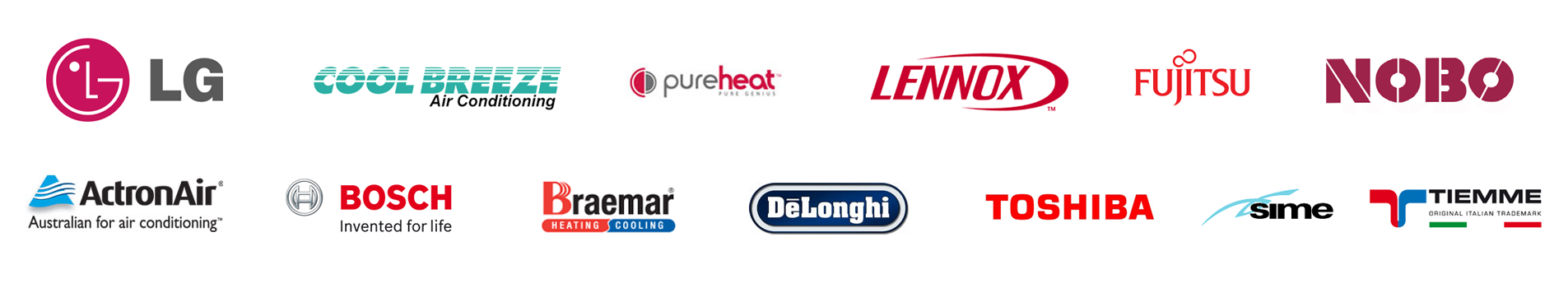 call mercury's range of air conditioning and heating brands