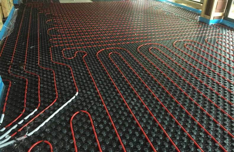 Eaglemont Hydronic Heating In Screed Slab Heating Before the Screed Pour