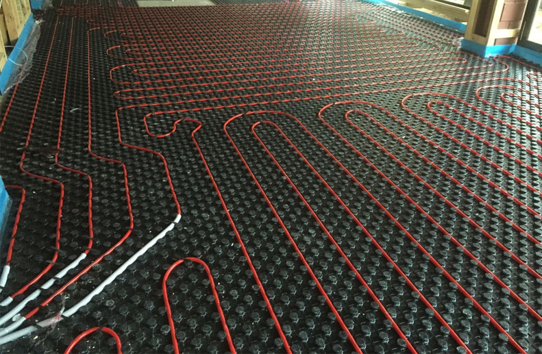 Eaglemont Hydronic Heating In Screed Slab Heating Before the Screed Pour