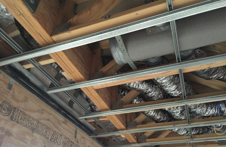 Airsmart Small Ducted System in a Flat Roof of a Townhouse in Carrum