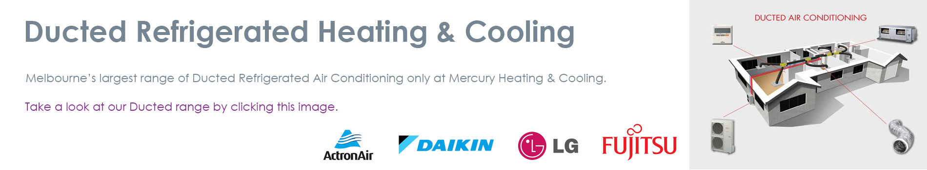 ducted refrigerated air conditioning at mercury heating and cooling melbourne