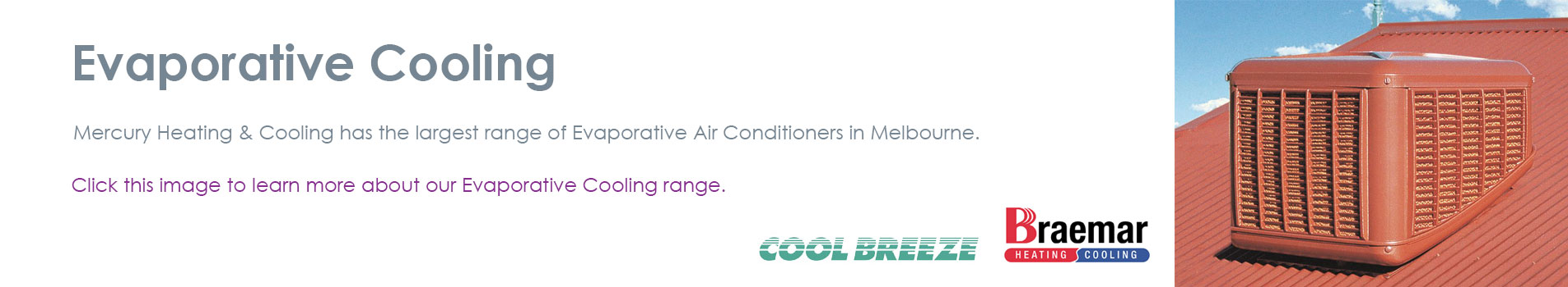 evaporative cooling melbourne at mercury heating and cooling